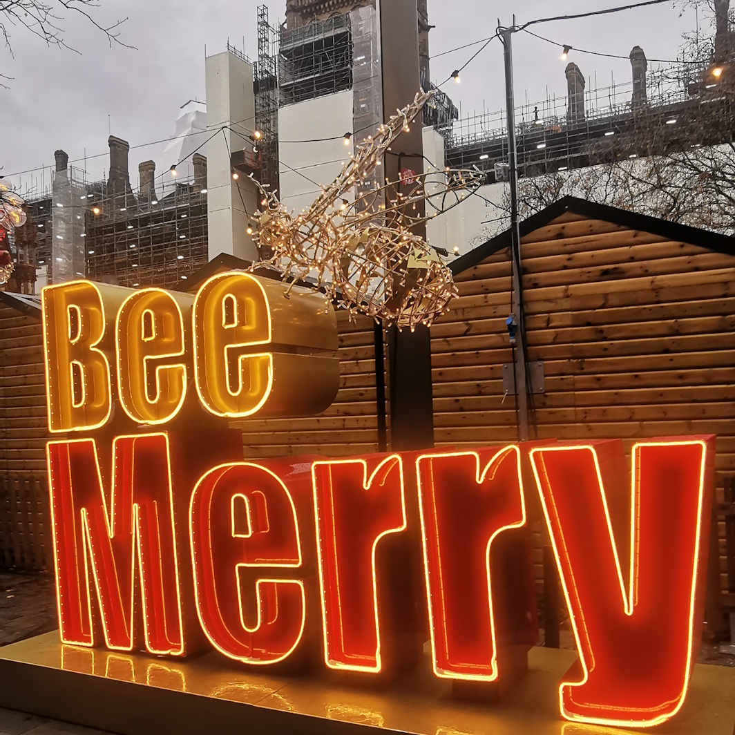 Christmas bee in Albert Square, 2025